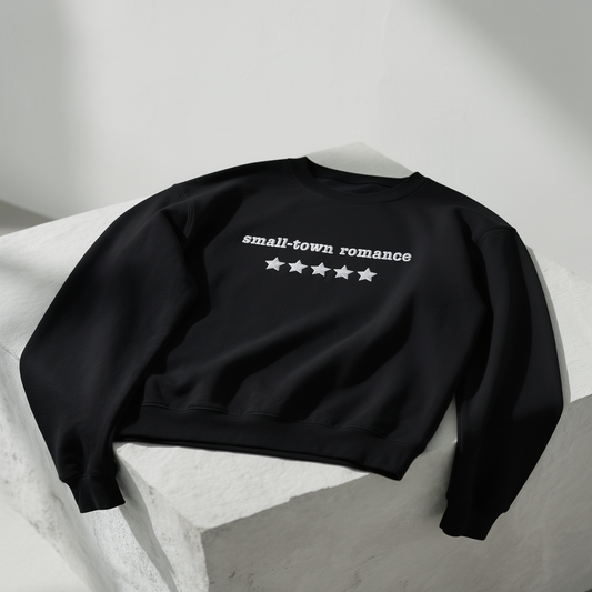 Small-Town Romance Embroidered Crewneck Sweatshirt - 5 stars