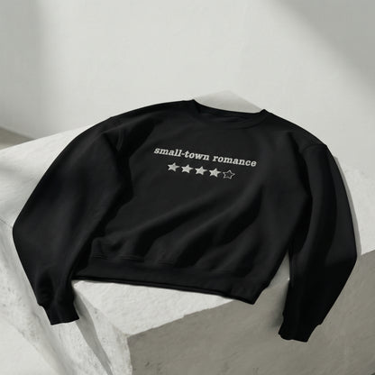 Kleinstadt-Romantik Besticktes Rundhals-Sweatshirt – 4 Sterne
