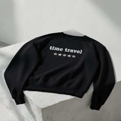 Zeitreise – Besticktes Rundhalsshirt – 5 Sterne