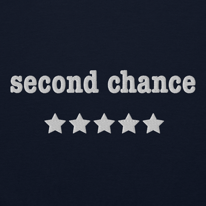 Second Chance Besticktes Rundhalsshirt - 5 Sterne